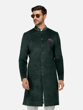 Emerald Enchantment Velvet Sherwani